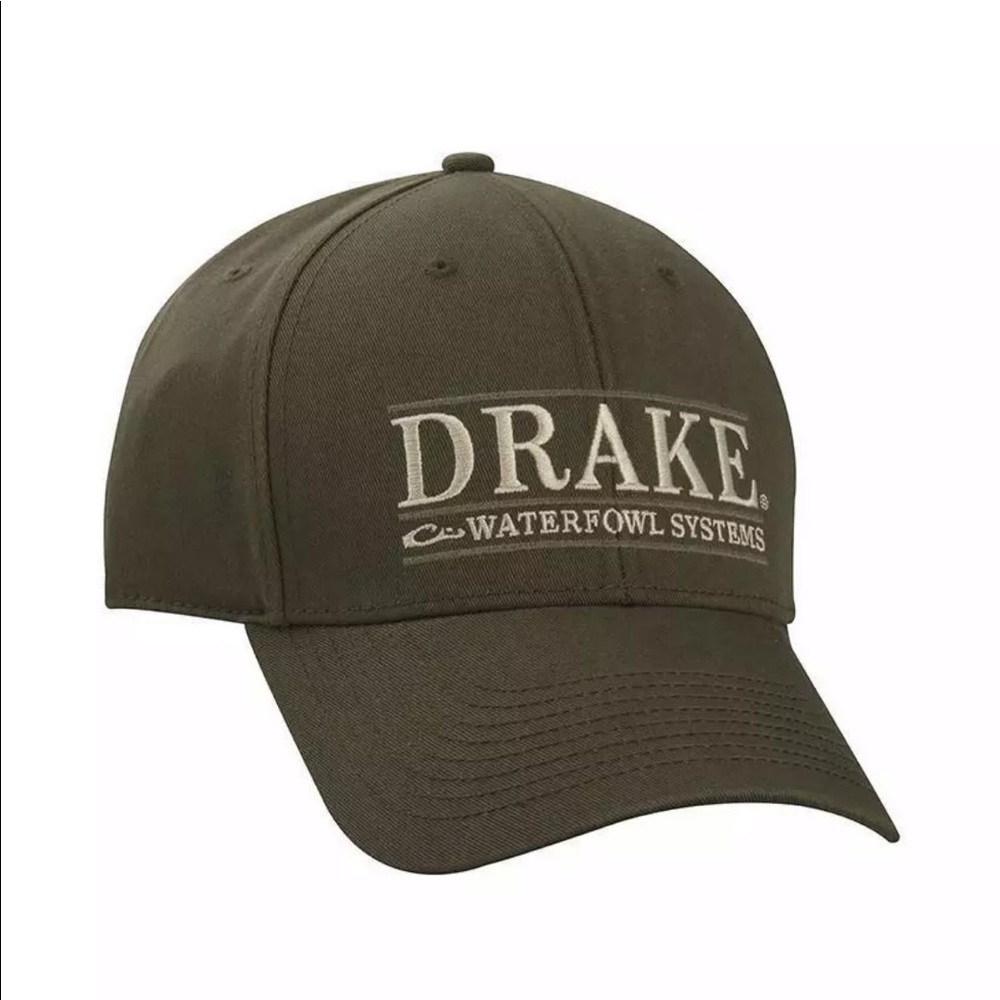 Drake Waterfowl Adjustable Gameday Hat Olive Green